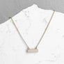 Druzy Bar Necklace
