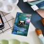 Clawed Monet Cat Artist Pin