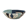 Coastal Woven Bowl - 6" Silver Blue Biko