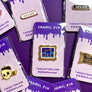 Art Nerd Enamel Pin | Artist Accessories