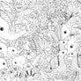 A Million Baby Animals Coloring Book by Lulu Mayo