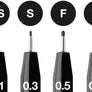 Pitt Artist Pen, #199 Black (XS, S, F, M)