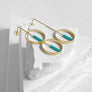 Asymmetrical Martin Earrings