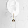 Smoky Quartz Threader Earrings