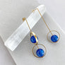 Callisto Earrings--Blues