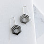 Concentric Hex Staple Earrings