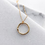 Twig Ring Necklace