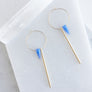 Spike and Stick Hoop Earrings