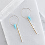 Spike and Stick Hoop Earrings
