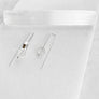 Asymmetrical Hex Staple Earrings