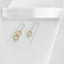 Asymmetrical Hex Staple Earrings