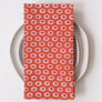 Daisy Brick Wine Block Printed Napkins - set of 4