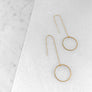 Circle Threader Earrings
