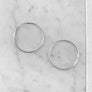 Ice Hoop Earrings