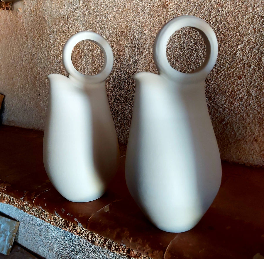 Traditional hoop vase.