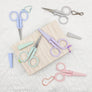 Portable folding scissors with sheath