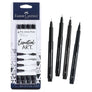 Pitt Artist Pen, Essential Art - #199 Black Set of 4