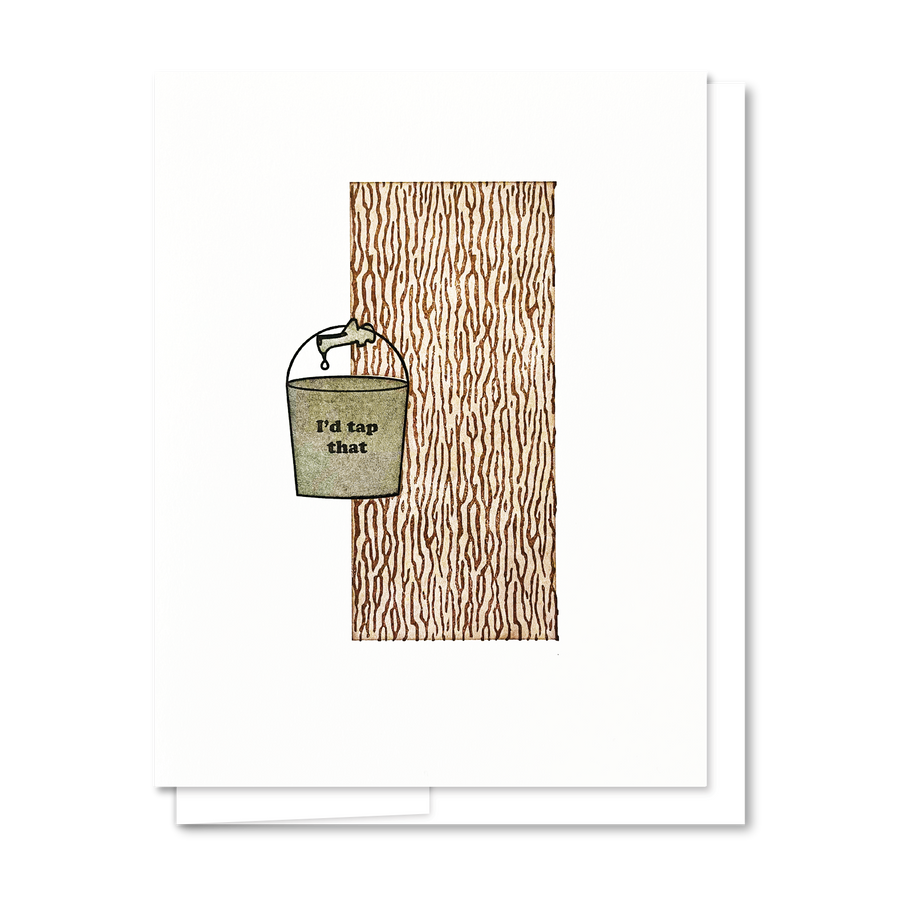 I'd tap that - Letterpress Greeting Card