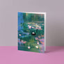 Clawed Monet Cat Card