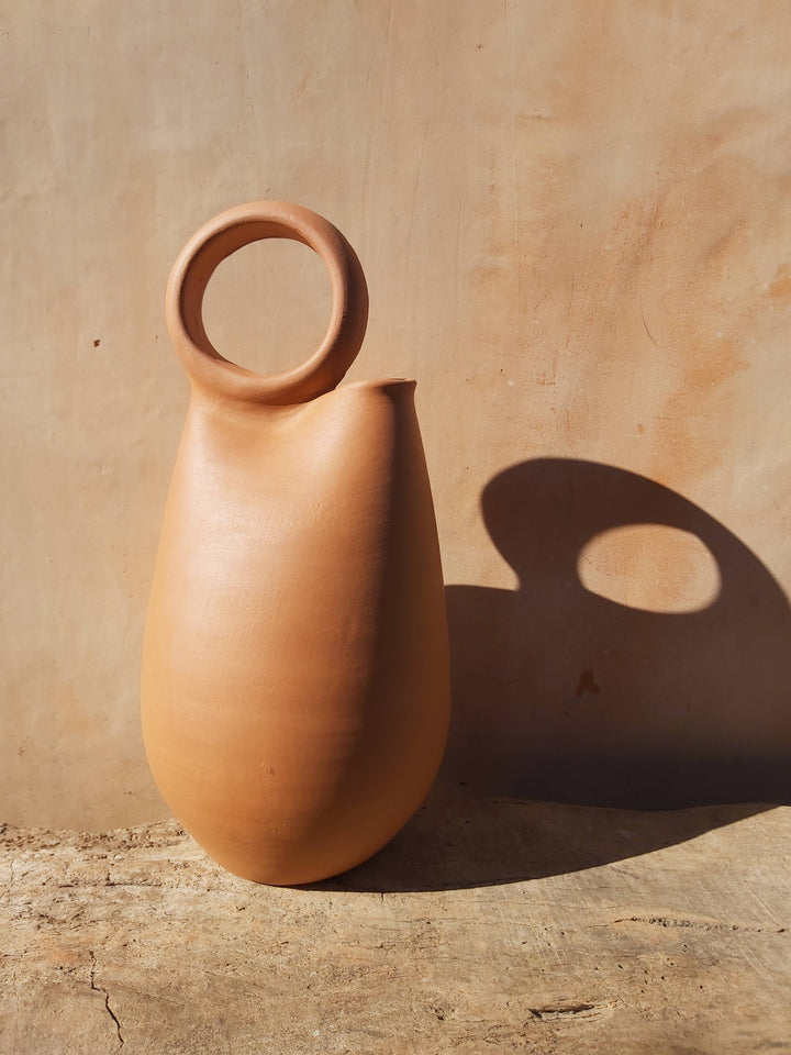 Traditional hoop vase.