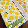 Lemon Embroidered Journal Notebook AHBC2259L