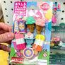 382921 Iwako Ice Cream Shop Eraser Card