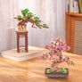 Modern Wooden Puzzle: Sakura Bonsai