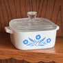 Cornflower Trinket Box – Corning Ware–Inspired Jewelry Dish