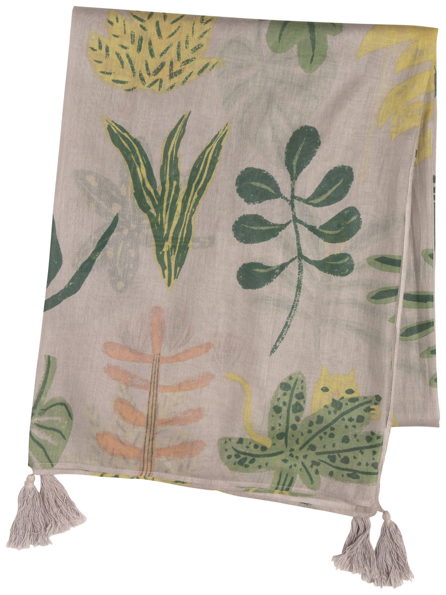 Danica Studio Haven Cotton Long Designer Scarf Gray