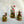 Pink Flower Forest Mini Cloche Terrarium w. Dried Florals