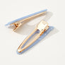 Colorful Pointed Cat Face Barrette Hair Clip (Set of 2)