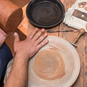 Traditional hoop vase.