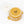Pyrex-Inspired Butterfly Gold Casserole Ceramic Trinket Box