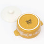 Pyrex-Inspired Butterfly Gold Casserole Ceramic Trinket Box