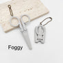 Portable folding scissors with sheath