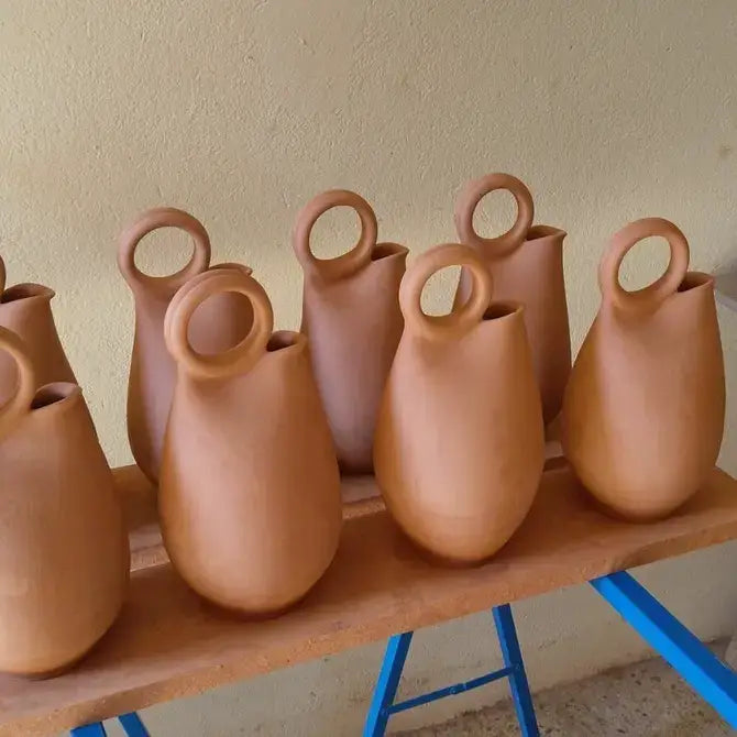 Traditional hoop vase.