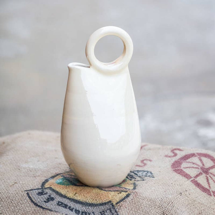 Traditional hoop vase.