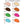 Just Rocks in a Box 32 colors /2 of each color-64 Crayons