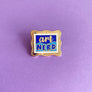 Art Nerd Enamel Pin | Artist Accessories