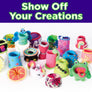 Neon Glow Pottery Studio Craft Kit for Kids