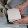 Square Velvet Jewelry Box - Jewelry Organizer Travel Case