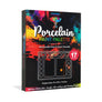 Pintar 17-Well Ceramic Watercolor Paint Palette Tray 13x9.8