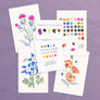 Watercolor Painting Kit : Wildflowers No2