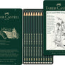 Castell 9000 Graphite Pencils, Design Set - Tin of 12