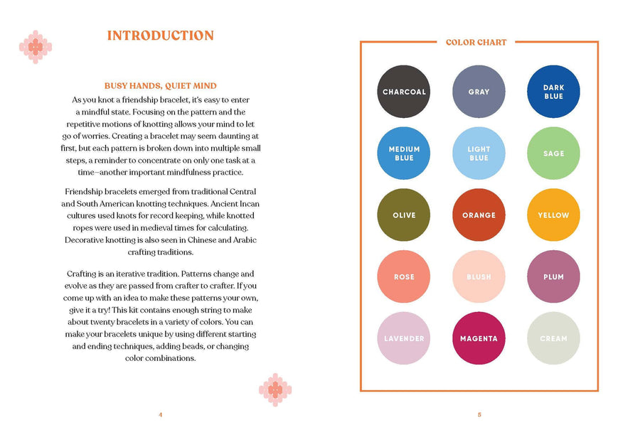 Mindful Crafts: Calm Vibes Friendship Bracelet Kit