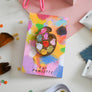 Cat Art Paint Palette Wooden Pin Badge 