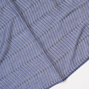 Casper Navy Block Printed Scarf