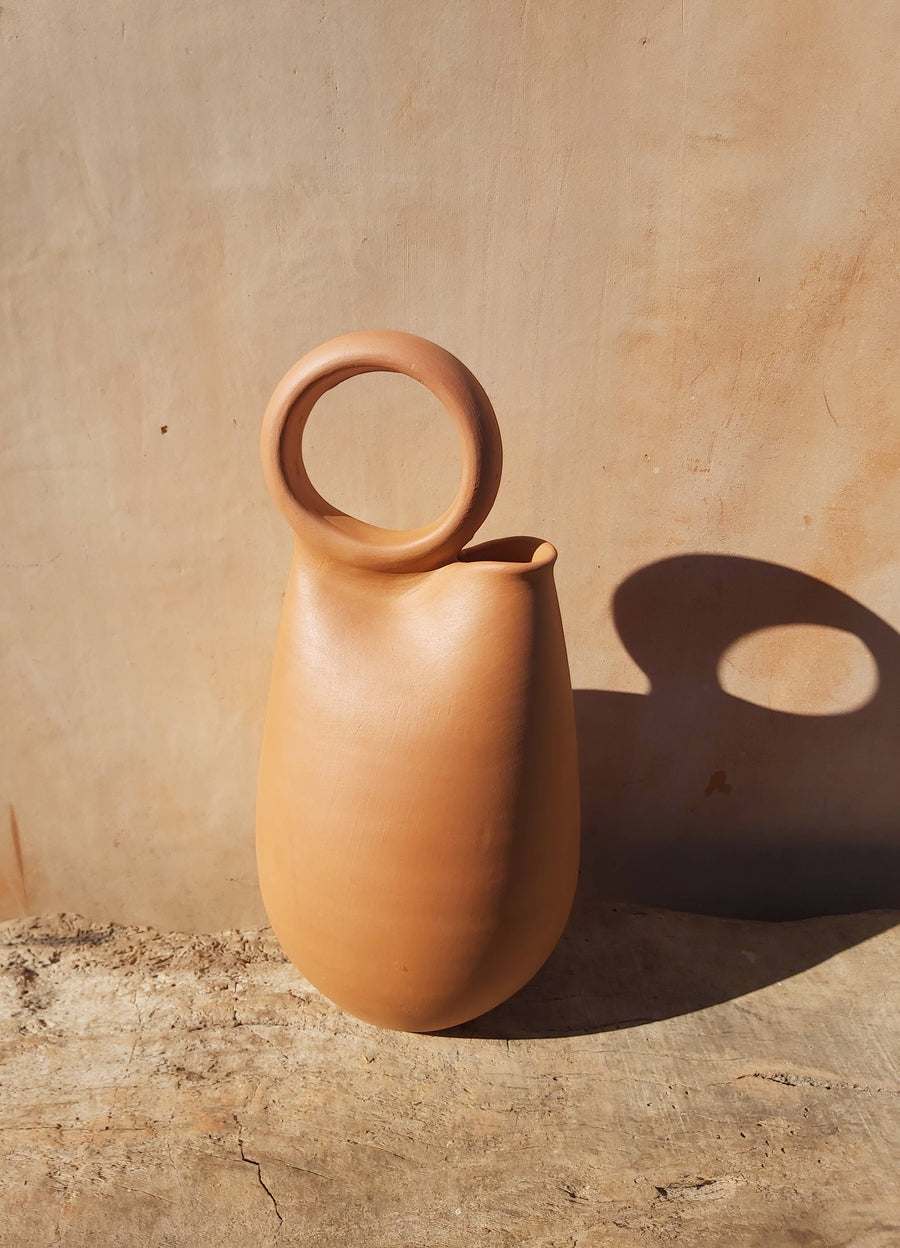 Traditional hoop vase.