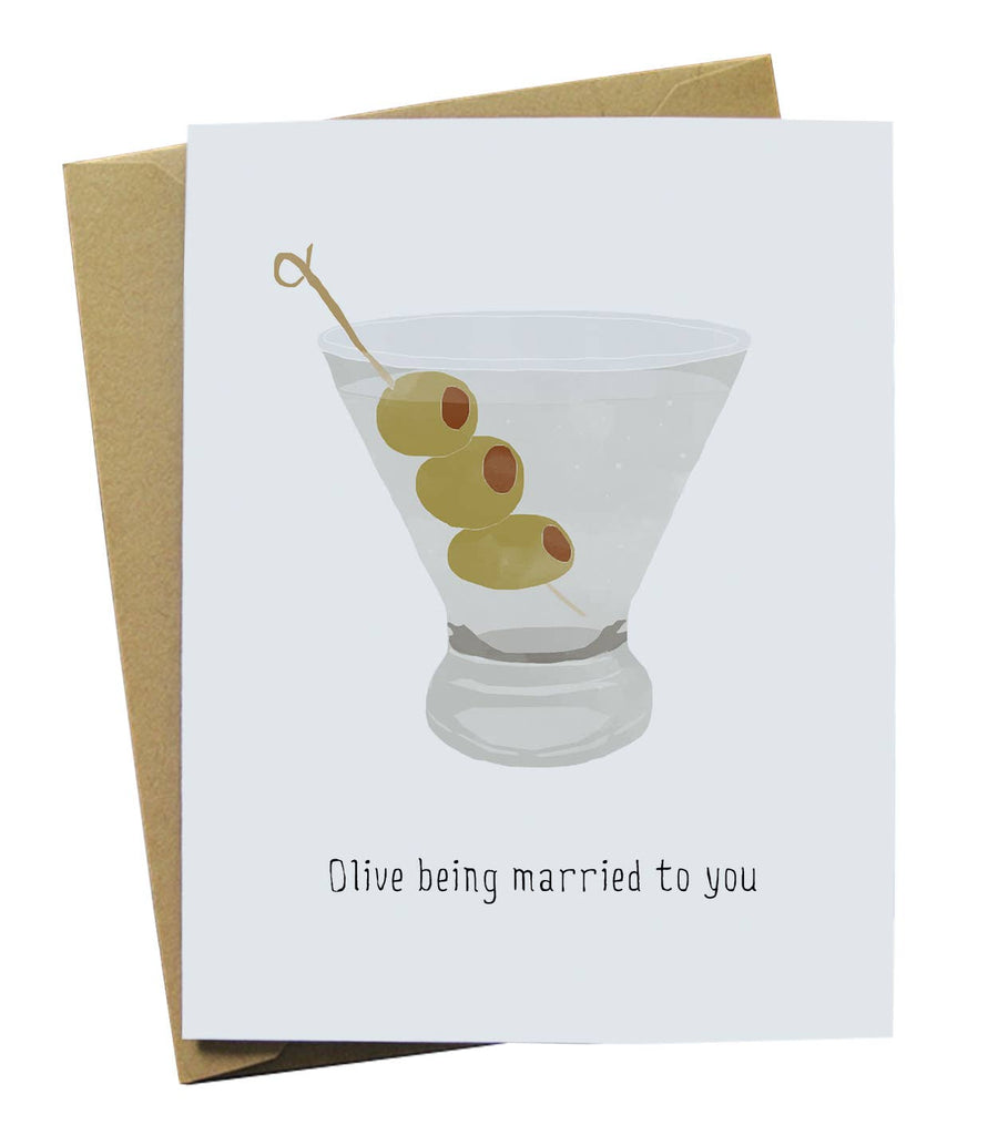 Olives Anniversary Card