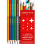 Swisscolor Bi-color Water-soluble Color Pencil Set